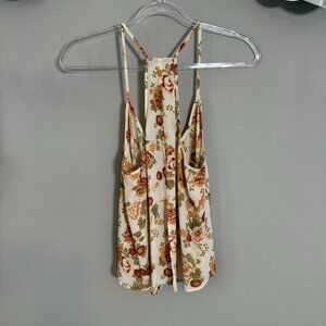 Racerback Floral Top